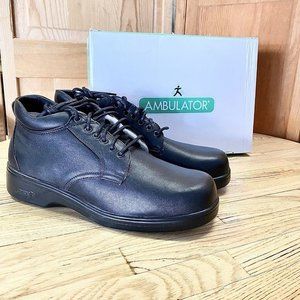 NWT Mens Ambulator Dress Shoes 100% Upper Leather "Comfort& Therapy" Dress Shoes